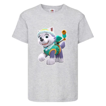 Футболка детская Щенячий патруль (Paw Patrol) серая (everest-gray) размер 116 см