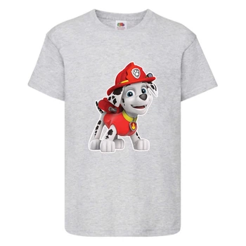 Футболка дитяча Щенячий патруль (Paw Patrol), сіра (marshal-gray) розмір 128 см