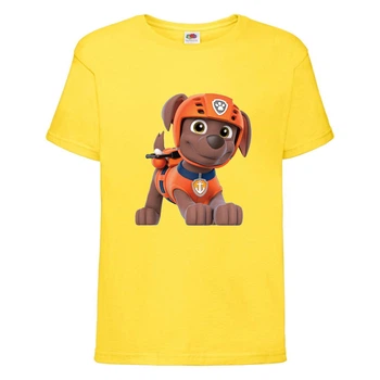 Футболка дитяча Щенячий патруль (Paw Patrol) жовта (zuma-yellow) розмір 104 см