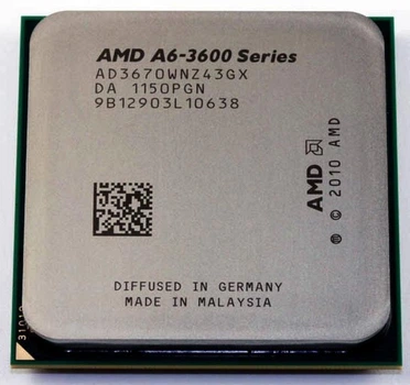 Процессор A6-3670K Series (AD3670WNZ43GX)