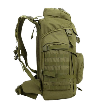Тактичний рюкзак Eagle штурмовий 50л 57х33х28 см Olive Green