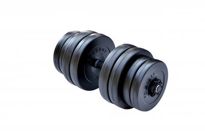 Гантель StrongMan 31 кг RN-Sport + расширитель грифа