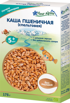 Безмолочна органічна каша Fleur Alpine пшенична (спельтова) 175 г (4006303007223)
