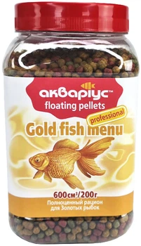 Сухой корм GOLD FISH MENU для золотых рыбок 200г
