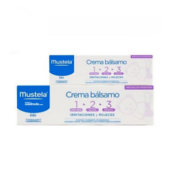 Witaminizowany krem ochronny pod pieluszkę Mustela Bebe 1 2 3 Vitamin Barrier 150 ml (8436034152415)