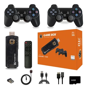 Ігрова консоль Game Box 8K X8 M98 Smart TV Stick 64GB ТВ приставка геймстик + 20000 вбудованих ігор (753-2)