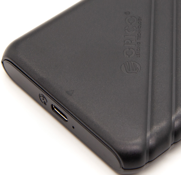 Зовнішня кишеня Orico 2.5" USB-C 3.1 6Gbps Чорна (25PW1-C3-BK-EP)