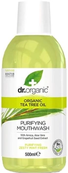 Płyn do płukania ust Dr. Organic Tea Tree Mouthwash 500 ml (5060176671621)