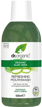 Płyn do płukania ust Dr. Organic Aloe Vera Mouthwash 500 ml (5060176671591)