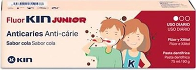 Pasta do zębów dla dzieci Fluorkin Pasta Junior Cola 75 ml (8470001710178)