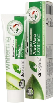 Зубна паста Dr. Organic Aloe Vera Toothpaste 100 ml (5060176670662)