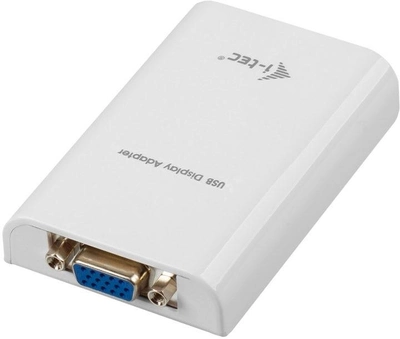i-Tec Advance Adapter USB-A na VGA, Biały (8594047318263)