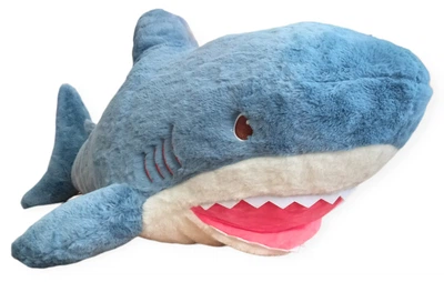 Акула огромная мягкая плюшевая игрушка 90 см обнимашка антистресс Shark doll
