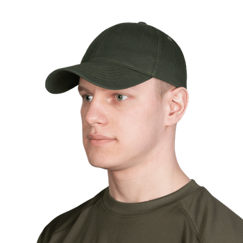 Бейсболка тактична універсальна кепка для спецслужб KOMBAT 5822 Олива (OR.M_616)