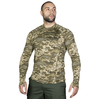 Лонгслив тактичечкий мужская футболка с длинным рукавом для силовых структур (S) ММ14 (OR.M_1115)