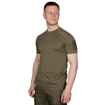 Футболка мужская тактическая полевая повседневная футболка для спецсужб (L) Олива (OR.M_656)