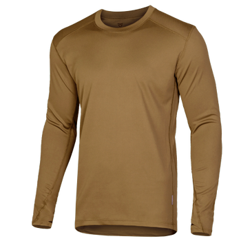 Чоловічий лонгслів тактовний чоловіча футболка з довгим рукавом для силових структур (XL) Койот (OR.M_856)