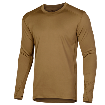 Лонгслив тактичечкий мужская футболка с длинным рукавом для силовых структур (L) Койот (OR.M_856)