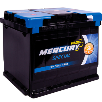 Аккумулятор автомобильный Mercury SPECIAL Plus 50Ah (P47297)