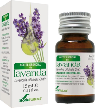 Olejek eteryczny Soria Esencia De Lavanda 15 ml (8422947080198)