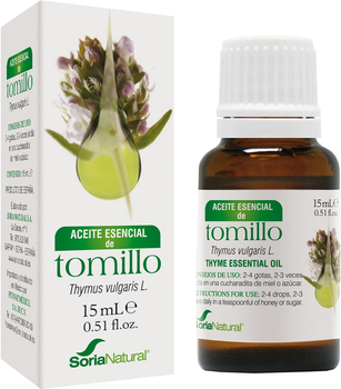 Эфирное масло Soria Esencia De Tomillo 15 мл (8422947080310)