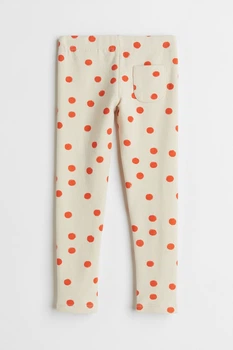 Легинсы бежевые в горох H&M 140см (400092992)