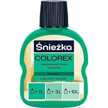 Краситель Sniezka Colorex, 100мл, 042 - весенняя зелень