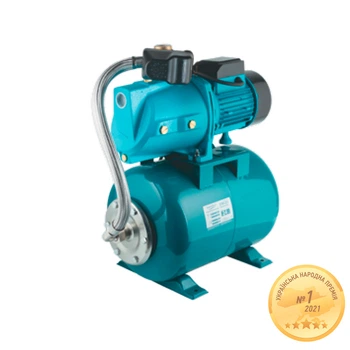 Станція AQUATICA 1.1кВт самовсмоктувальний насос із гідроакумулятором 24л для дачі та будинку TR_775084/24