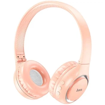 Бездротові навушники з мікрофоном Hoco W41 Charm Bluetooth 5.3 MP3 AUX Pink