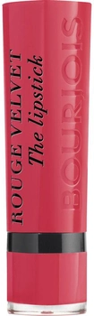Матова помада для губ Bourjois Rouge Velvet The Lipstick 04 Hip Hip Pink 2.4 г (3614224102937)