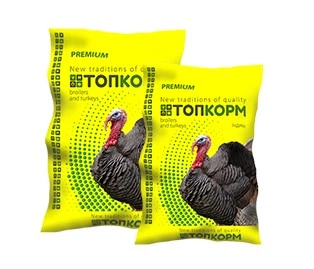 Комбікорм Топ Корм для індиків від 0 до 6 тижнів (Старт) 10 кг