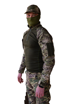 Тактична сорочка ubacs армійська для ЗСУ розмір S Хакі
