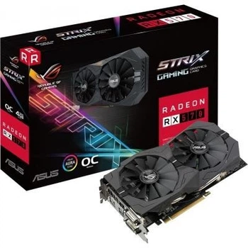 Видеокарта AMD Radeon RX 570 4GB Asus StriX Gaming OC - Б/У