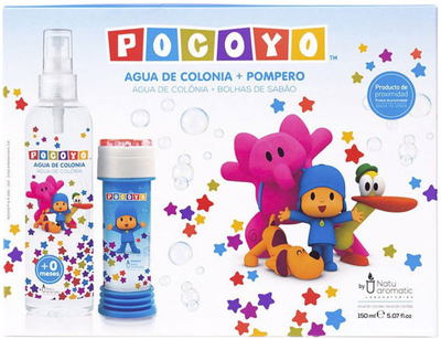 Zestaw dla dzieci Cartoon Pocoyo Woda perfumowana 150 ml + Bańki mydlane 60 ml (8436585485079)