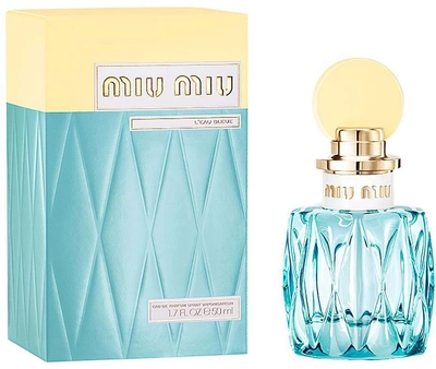 Woda perfumowana damska Miu Miu L'Eau Bleue Eau De Perfume Spray 50 ml (3614222531586)