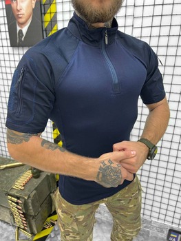 Убакс Тактична сорочка з коротким рукавом LOGOS синій M