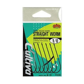 Гачок Owner Straight Worm B-31 №1(7шт),5546005