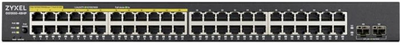 PoE przełącznik krnąbrny Zyxel GS190048HPV2 gigabitowy (GS190048HPV2-EU0101F)