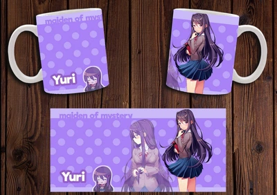 Кружка CupKit "Doki Doki Literature Club! / Литературный клуб Доки Доки" №5 330мл белая