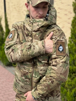 Тактичний військовий пуховик,куртка мультикам XXL