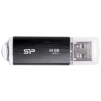 Флеш-накопичувач SiliconPower USB 3.1 Blaze B02 64Gb Black (SP064GBUF3B02V1K)