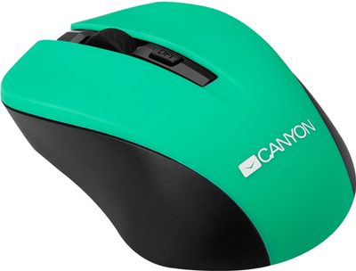 Mysz komputerowa Canyon MW-1 Wireless Zielona (CNE-CMSW1GR)