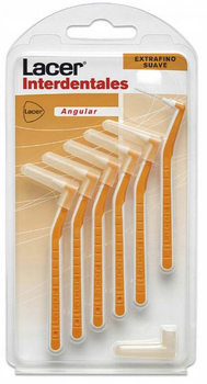 Щіточки для зубів Lacer Interdental Brush Lacer Orange Extrathin Soft 0.5 мм x 6 шт (84700015052620)