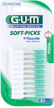 Szczoteczki do zębów GUM Soft-Picks Original With Regular Fluoride 80 szt (70942304559/7630019902762)