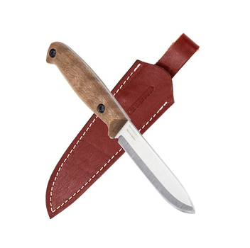 Компактный Туристический Нож из Нержавеющей Стали с ножнами BS1FT SSH BPS Knives - Нож для рыбалки, охоты, походов, пикника