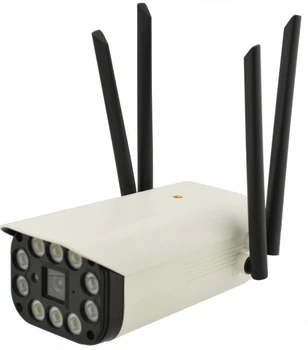 Уличная камера для видеонаблюдения с 3G/4G от 12V на 2 мр Белая (11712)