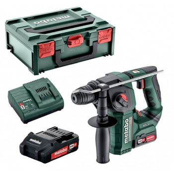 Аккумуляторный перфоратор Metabo PowerMaxx BH 12 BL 16, 2 акб 2.0 Ah, з/у, в кейсе (600207500)