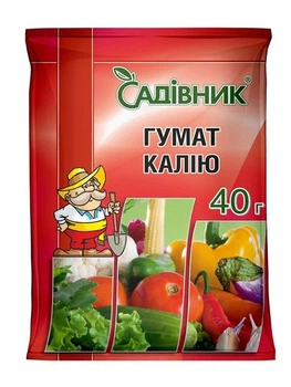 Добриво Гумат Калія Садівник 40 г