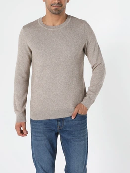 Джемпер чоловічий Colin's CL1046786BME XS Beige Melange (8683197316424)