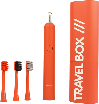 Электрическая зубная щетка Xiaomi ShowSee Electric toothbrush D2 Персиковая + футляр